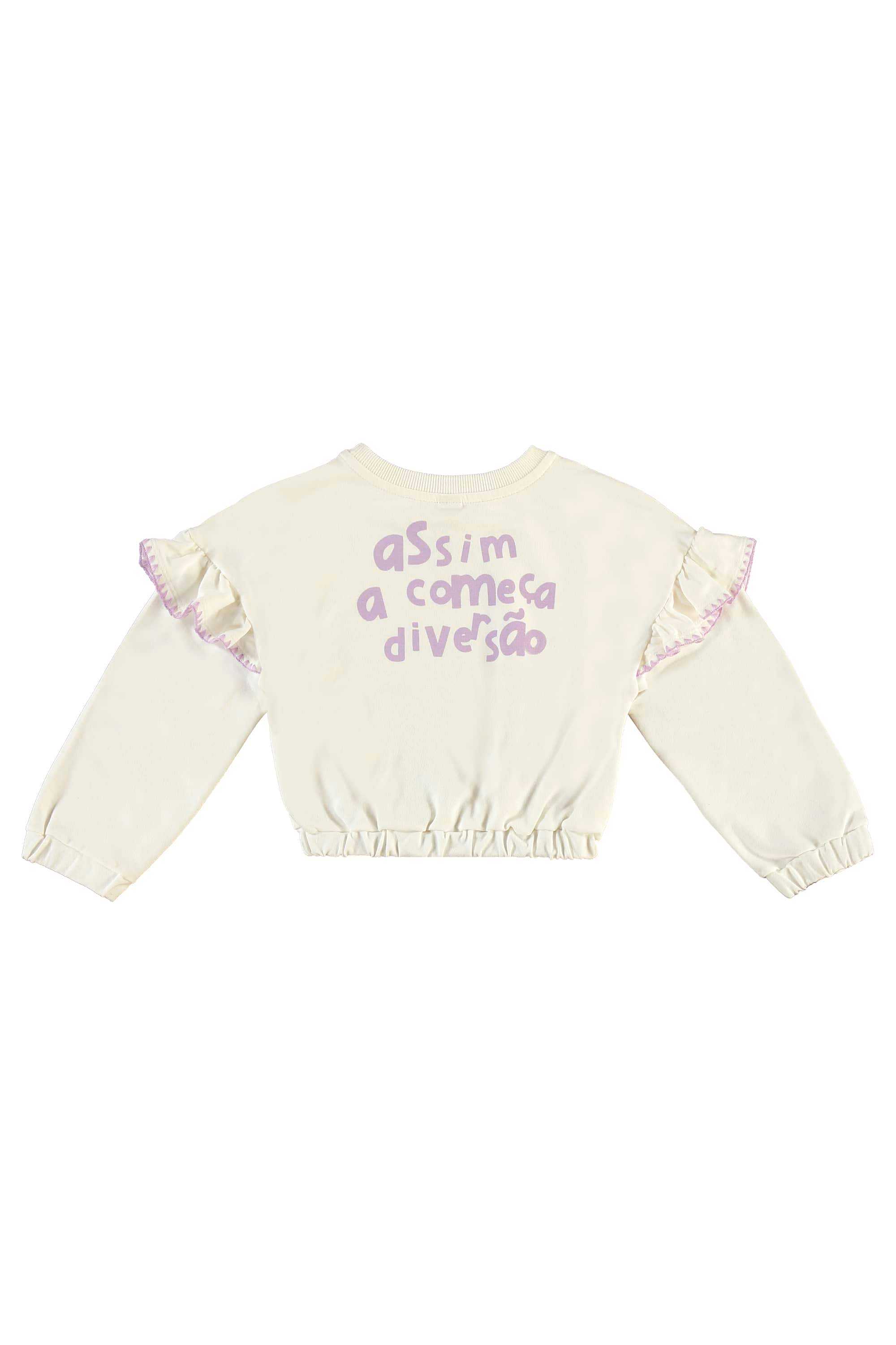 Conjunto Safári Encantado Infantil Feminino (Off White) Três e Já - Imagem 7